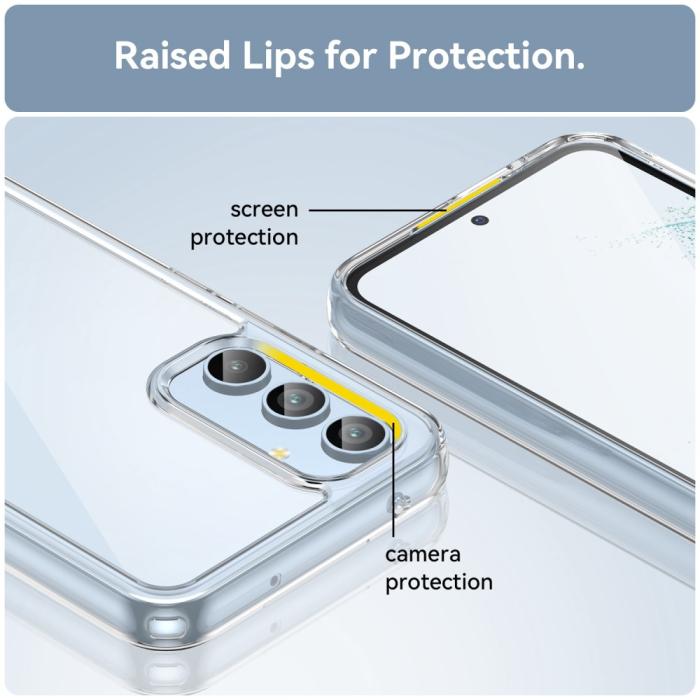 Bild 5,  Samsung Galaxy A54 5G Skal Hybrid Transparent - Teknikhallen.se