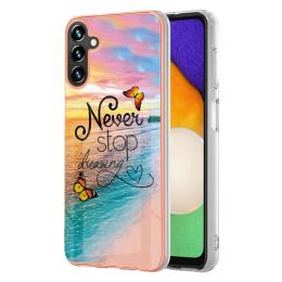  Samsung Galaxy A54 5G Skal Marmor TPU Never Stop Dreaming - Teknikhallen.se