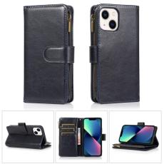  iPhone 14 Plus 9-Korts Pl&aring;nboksfodral Bl&aring; - Teknikhallen.se