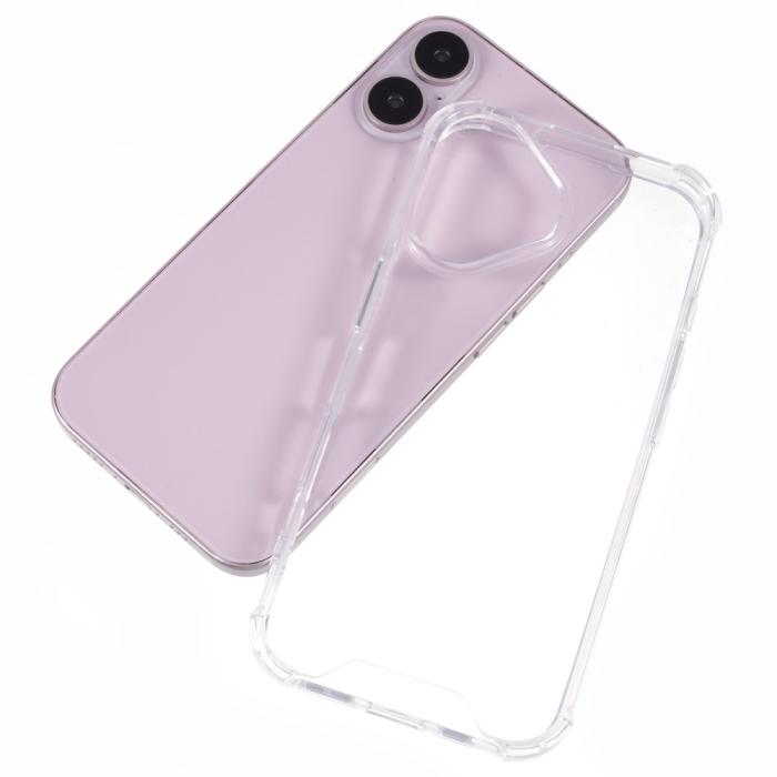 Bild 3,  iPhone 16 Plus Skal TPU/Akryl Transparent - Teknikhallen.se