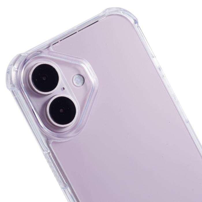 Bild 4,  iPhone 16 Plus Skal TPU/Akryl Transparent - Teknikhallen.se