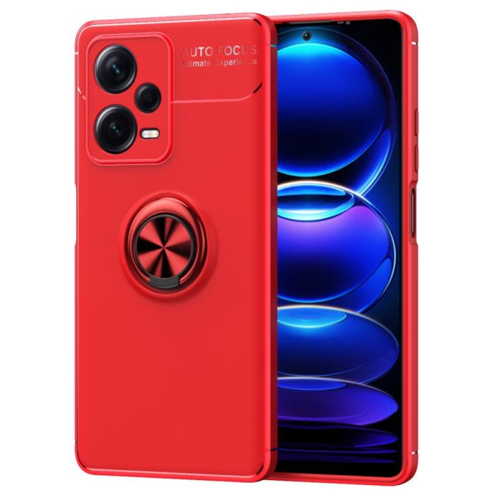 Bild 3,  Xiaomi Redmi Note 12 Pro 5G Skal Ring Röd - Teknikhallen.se