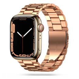 Tech-Protect Tech-Protect Apple Watch 42/44/45/49 mm Armband Stainless Roséguld - Teknikhallen.se