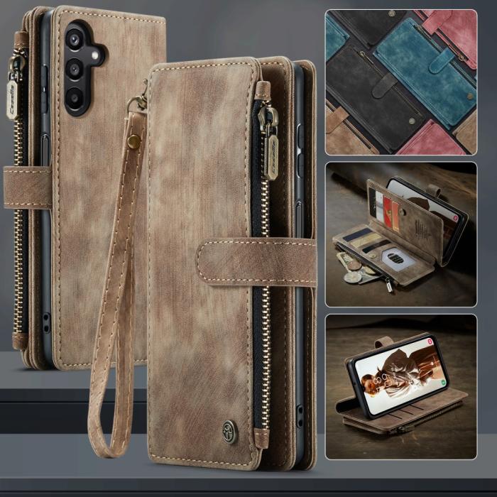 Bild 6, CASEME CASEME Samsung Galaxy A16 Fodral Multifunktionell Brun - Teknikhallen.se