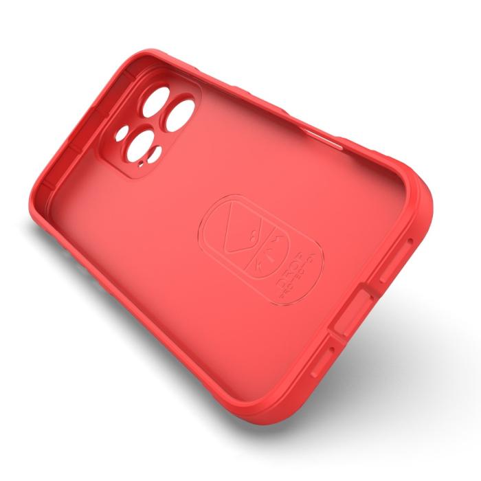 Bild 3,  iPhone 16 Pro Max Skal Magic Shield Röd - Teknikhallen.se