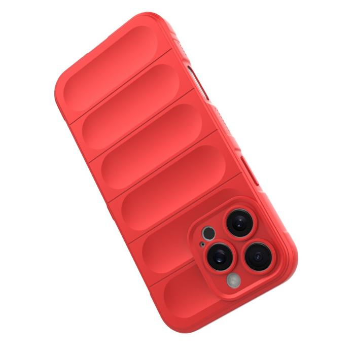 Bild 4,  iPhone 16 Pro Max Skal Magic Shield Röd - Teknikhallen.se
