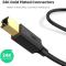 UGREEN UGREEN 5m USB-A - USB-B 2.0 Kabel Svart - Teknikhallen.se