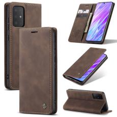 CASEME Samsung Galaxy S20 Plus - CASEME Pl&aring;nboksfodral - M&ouml;rk Brun - Teknikhallen.se