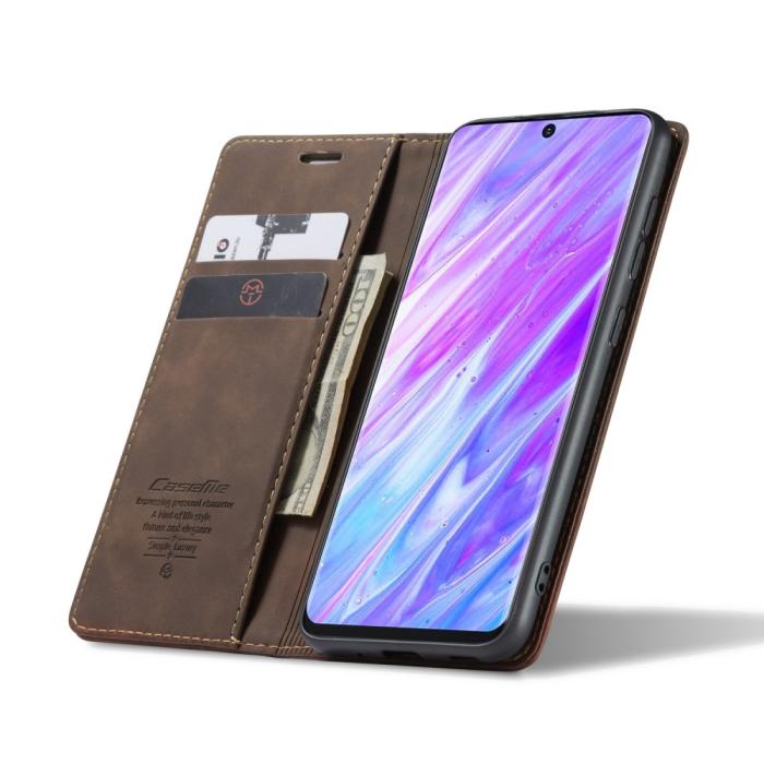 Bild 5, CASEME Samsung Galaxy S20 Plus - CASEME Plånboksfodral - Mörk Brun - Teknikhallen.se