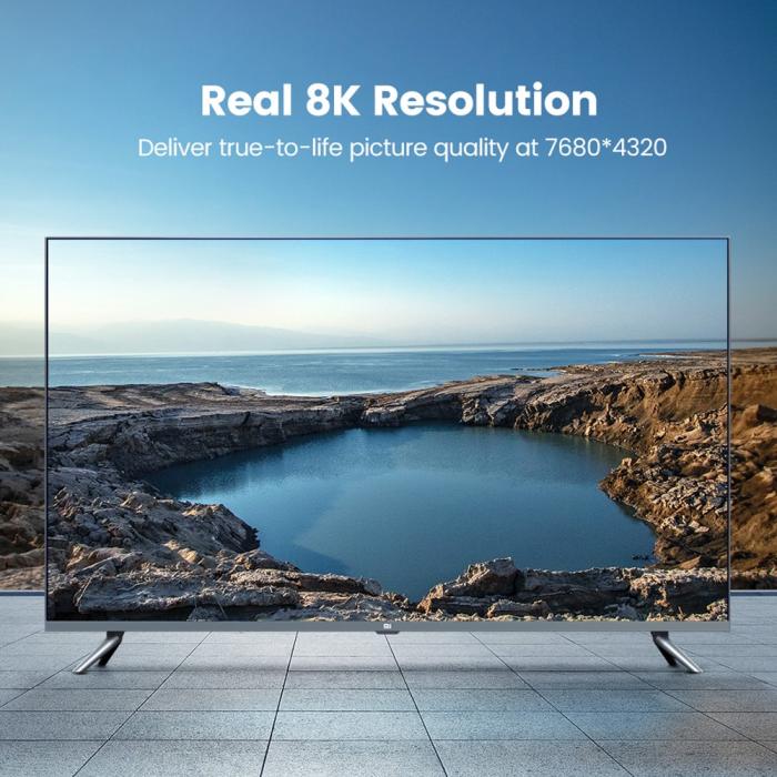 Bild 2, UGREEN UGREEN 2m 8K 60Hz HDMI 2.1 - HDMI Kabel Svart - Teknikhallen.se