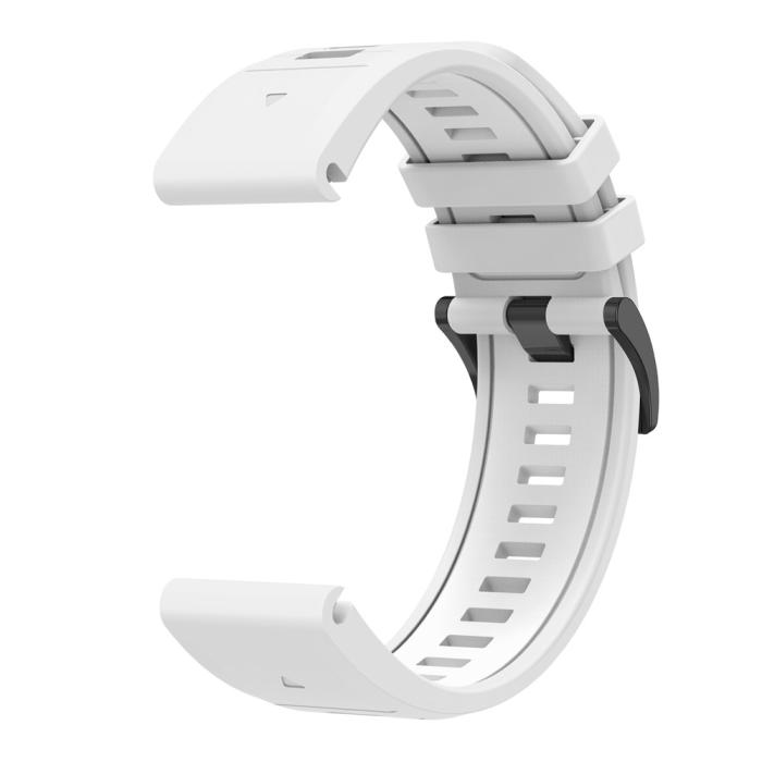 Bild 3,  Garmin Fenix 26 mm Armband Quick Release Silikon Vit - Teknikhallen.se