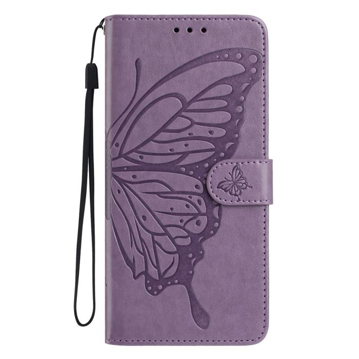 Bild 4,  Motorola Moto G56 5G Fodral Fjäril Tryck Lila - Teknikhallen.se