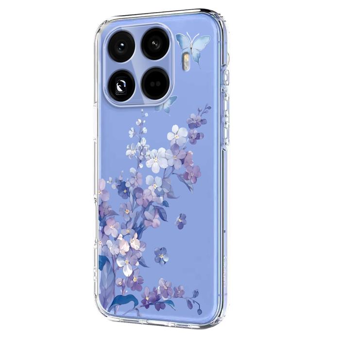 Bild 2,  Xiaomi 15T Pro Skal Med Tryck Blommor - Teknikhallen.se