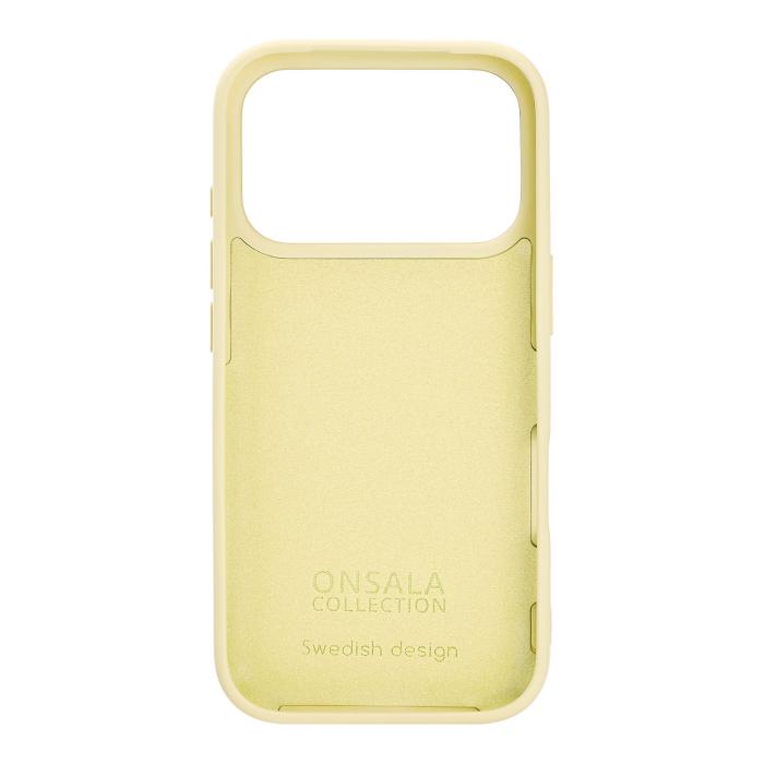 Bild 2, Onsala Onsala iPhone 17 Pro Mobilskal Med Silikonkänsla Lemon - Teknikhallen.se
