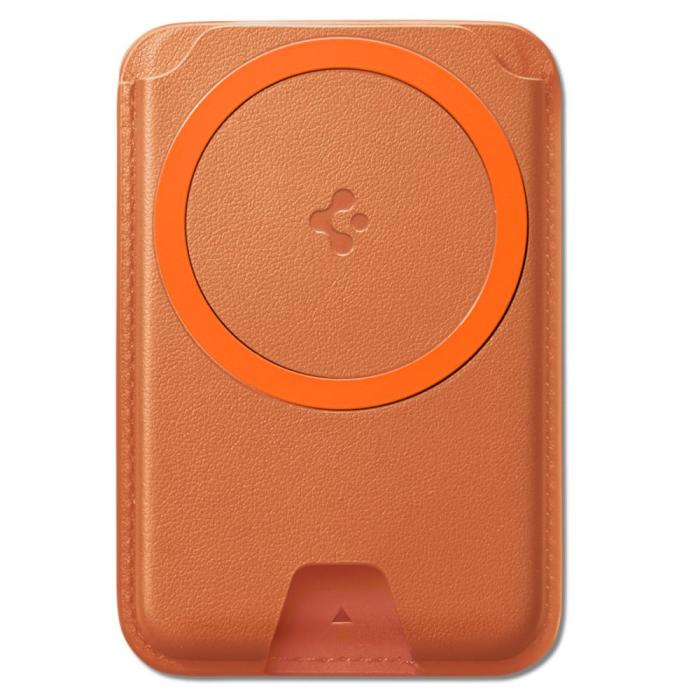 Bild 2, Spigen Spigen Magnetisk MagSafe Korthållare Valentinus MagFit+ Orange - Teknikhallen.se