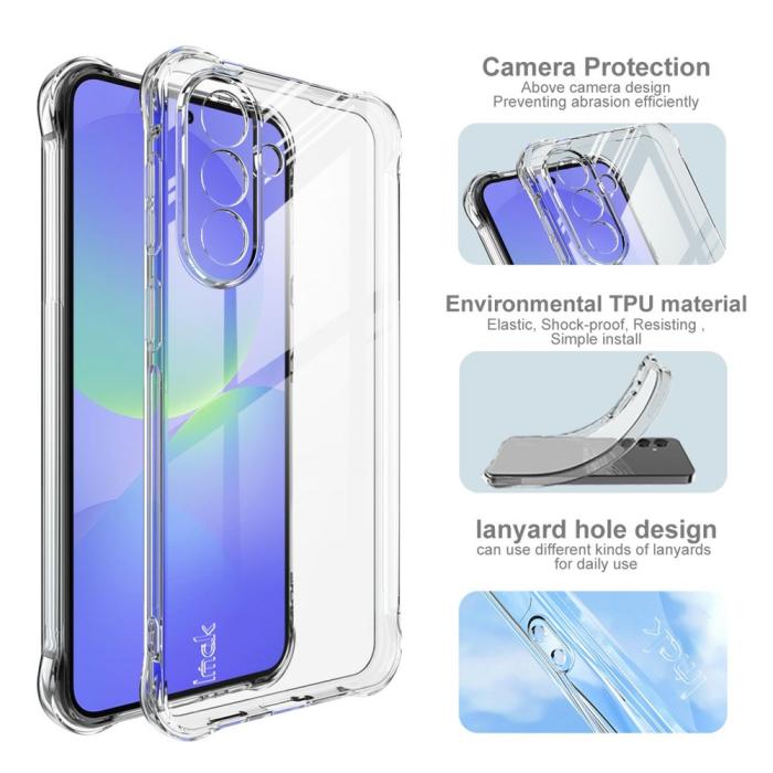 Bild 5, IMAK IMAK Samsung Galaxy A57 5G Skal TPU AirBag Shockproof - Teknikhallen.se