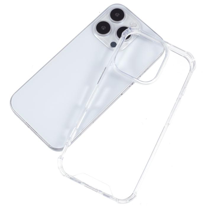 Bild 3,  iPhone 16 Pro Max Skal TPU/Akryl Transparent - Teknikhallen.se