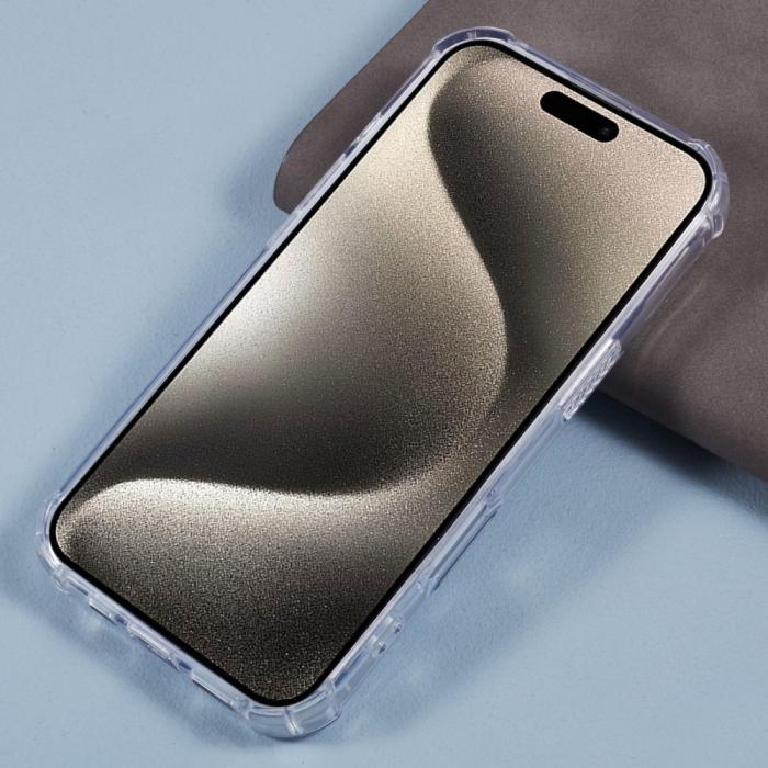Bild 6,  iPhone 16 Pro Max Skal TPU/Akryl Transparent - Teknikhallen.se