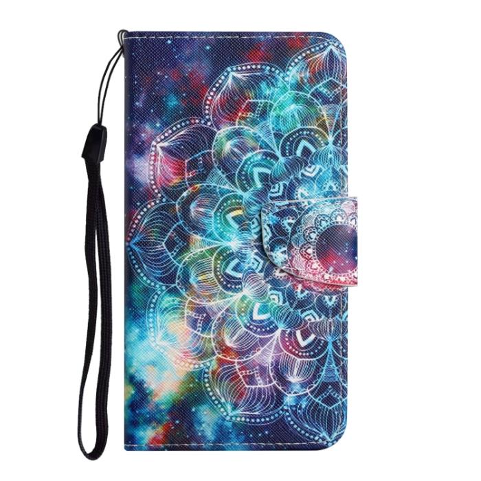 Bild 2,  Xiaomi Redmi 10C Fodral Med Tryck Galaxy Mandala - Teknikhallen.se
