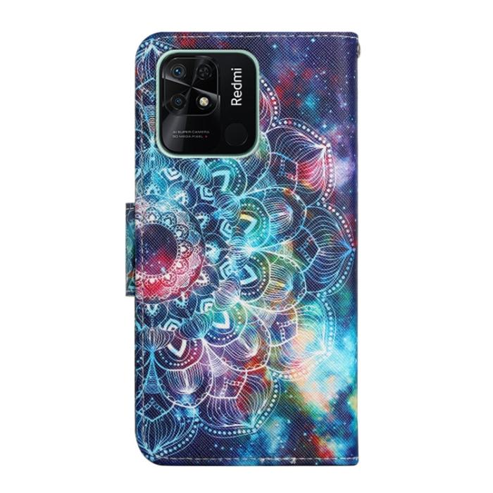 Bild 3,  Xiaomi Redmi 10C Fodral Med Tryck Galaxy Mandala - Teknikhallen.se