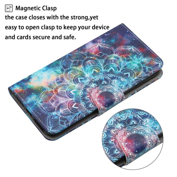 Bild 4,  Xiaomi Redmi 10C Fodral Med Tryck Galaxy Mandala - Teknikhallen.se