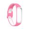  Samsung Galaxy Fit 2 SM-R220 Armband Ihåligt Silikon Rosa/Vit - Teknikhallen.se