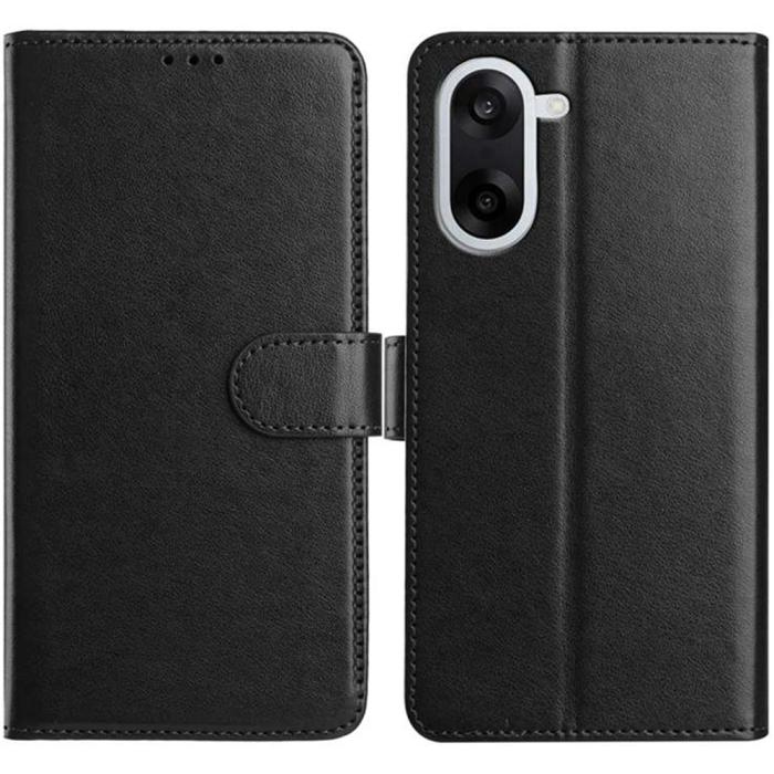 Bild 3,  OnePlus Nord CE5 Fodral Läder Svart - Teknikhallen.se