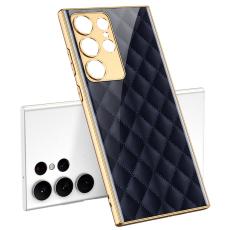GKK GKK Galaxy S24 Ultra Skal H&auml;rdat Glas Electroplate Bl&aring; Diamond - Teknikhallen.se