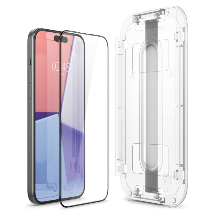 Bild 4, Spigen Spigen iPhone 15 Plus GLAS.tR FC 