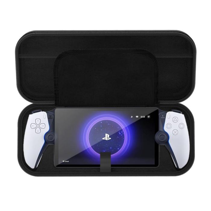 Bild 4, AOLION AOLION Sony PlayStation Portal Skyddsfodral Reseväska Grå - Teknikhallen.se