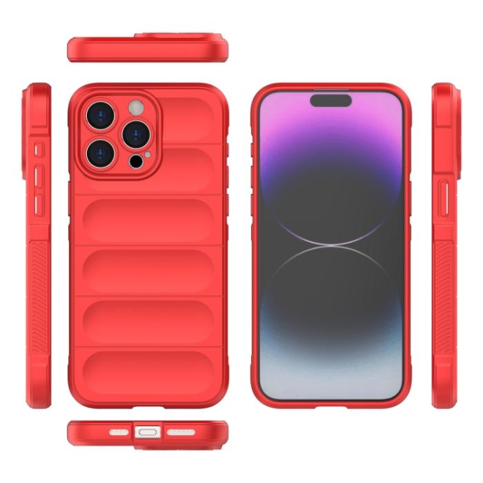 Bild 3,  iPhone 15 Pro Max Skal Magic Shield Grå - Teknikhallen.se
