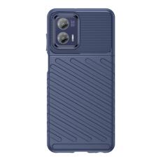  Motorola Moto G73 5G Skal Twill Textur Bl&aring; - Teknikhallen.se