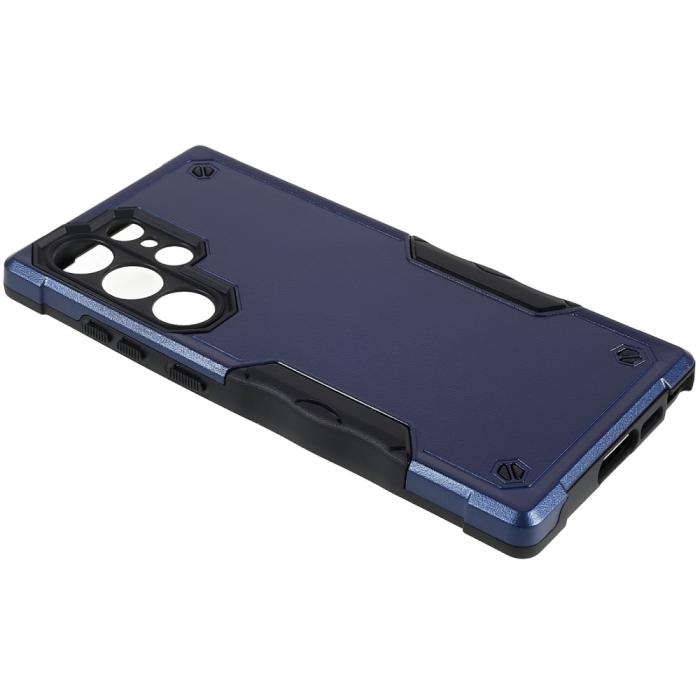 Bild 4,  Samsung Galaxy S23 Ultra Skal Shockproof Armor Blå - Teknikhallen.se