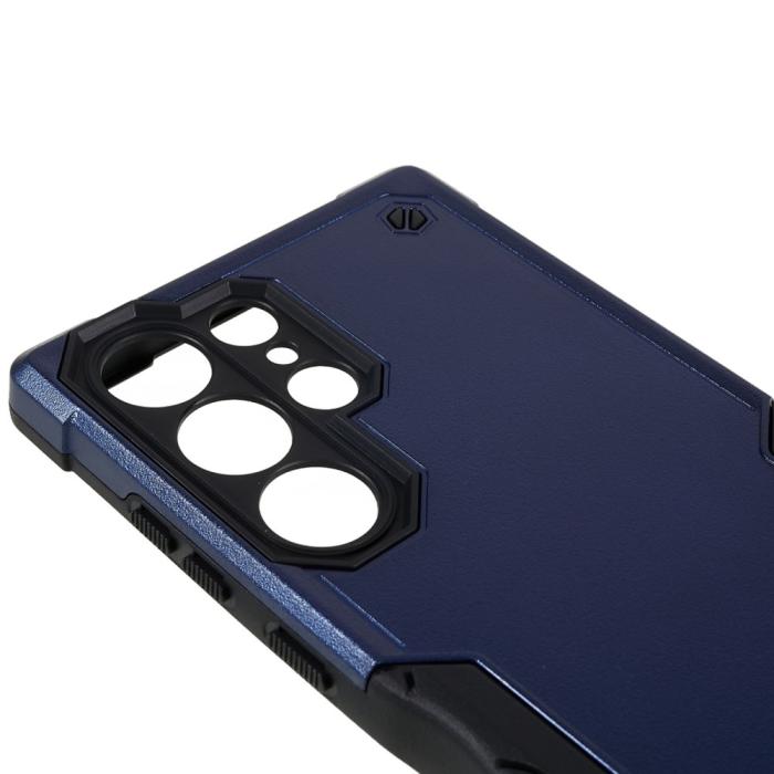 Bild 6,  Samsung Galaxy S23 Ultra Skal Shockproof Armor Blå - Teknikhallen.se