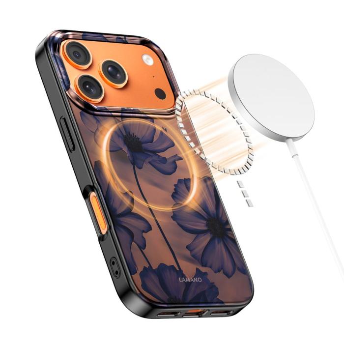 Bild 4, Tech-Protect Tech-Protect iPhone 17 Pro Skal MagSafe Lamano Velvet Night - Teknikhallen.se