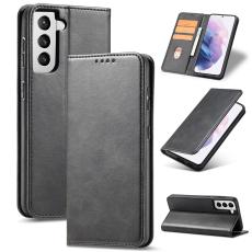  Samsung Galaxy S21 Plus - L&auml;der Flip Fodral - Svart - Teknikhallen.se