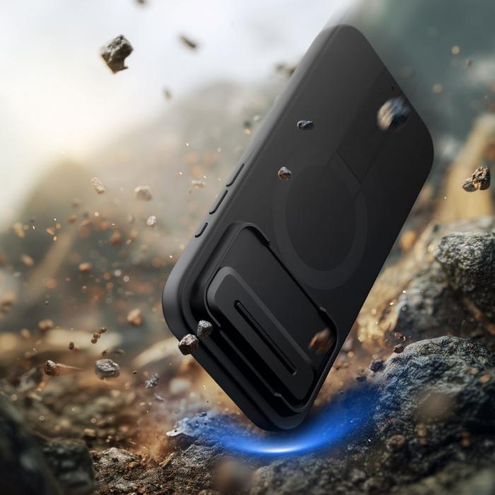 Bild 6, Tech-Protect Tech-Protect iPhone Air Skal MagSafe Kevlar Aura Svart - Teknikhallen.se