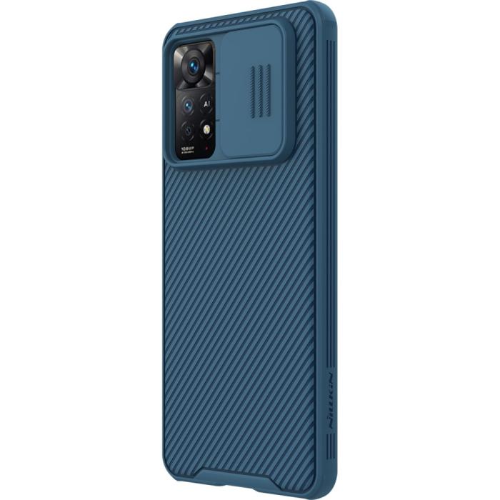 Bild 4, NILLKIN NILLKIN Xiaomi Redmi Note 11 Pro 5G Skal CamShield Pro Blå - Teknikhallen.se