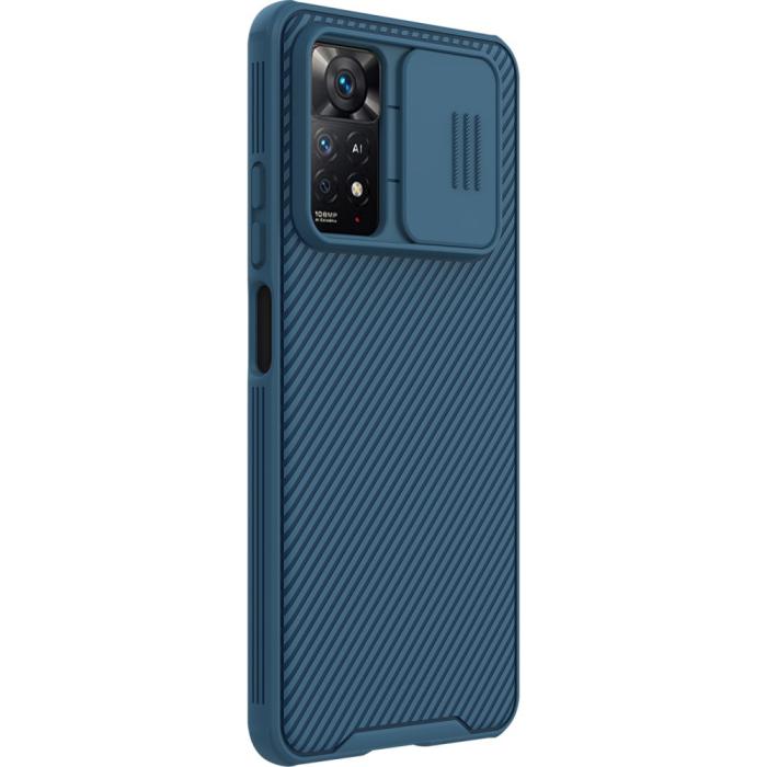 Bild 5, NILLKIN NILLKIN Xiaomi Redmi Note 11 Pro 5G Skal CamShield Pro Blå - Teknikhallen.se