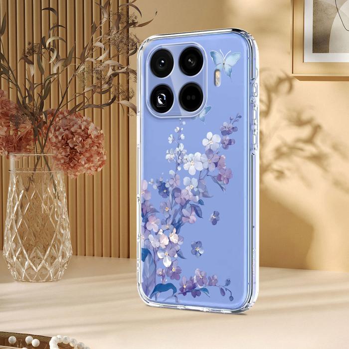 Bild 5,  Xiaomi 15T Pro Skal Med Tryck Blommor - Teknikhallen.se