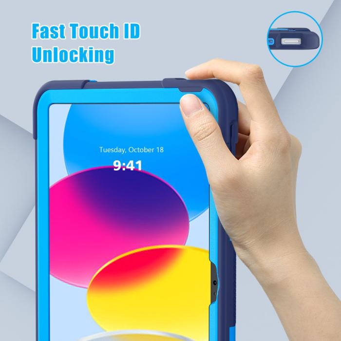 Bild 3,  iPad 11 2025 / 10.9 2022 Shockproof Hybrid Skal Med Kickstand - Teknikhallen.se