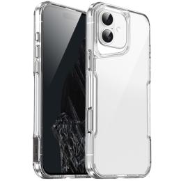  iPhone 16 Plus Skal Hybrid Transparent - Teknikhallen.se