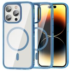 ColorPop ColorPop iPhone 14 Pro Skal CH MagSafe Transparent/M&ouml;rk Bl&aring; - Teknikhallen.se