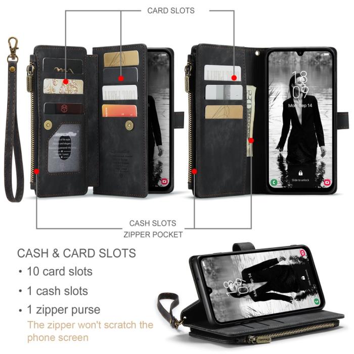 Bild 5, CASEME CASEME Samsung Galaxy A16 Fodral Multifunktionell Svart - Teknikhallen.se
