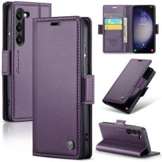 CASEME CASEME Galaxy S24 Plus Fodral RFID L&auml;der Lila - Teknikhallen.se