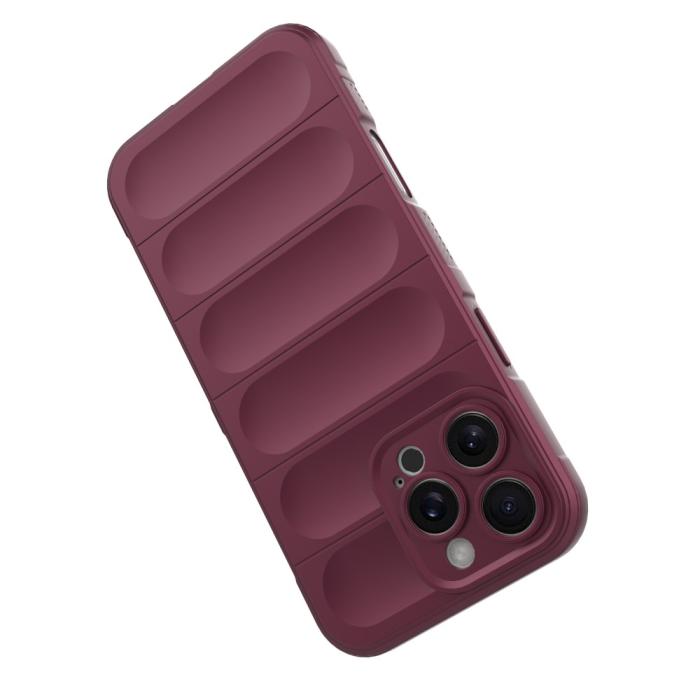 Bild 4,  iPhone 16 Pro Max Skal Magic Shield Vinröd - Teknikhallen.se