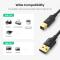 UGREEN UGREEN 1m USB-A - USB-B 2.0 Kabel Svart - Teknikhallen.se