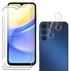 Samsung Galaxy A55 5G 4-PACK Sk&auml;rmskydd/Linsskydd - Teknikhallen.se