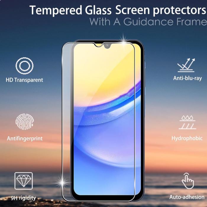 Bild 2,  Samsung Galaxy A55 5G 4-PACK Skärmskydd/Linsskydd - Teknikhallen.se
