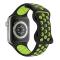 ColorPop Sportarmband Dual-Color Apple Watch 41/40/38 mm (S/M) Svart/Gul - Teknikhallen.se